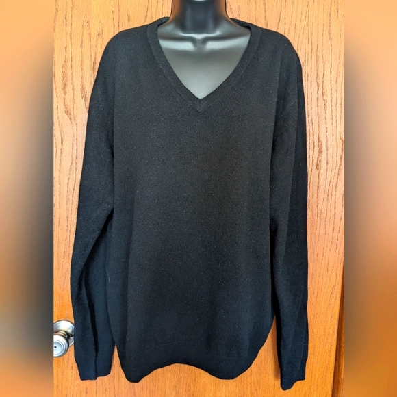 Joseph Abboud Other - NWT Men's Abboud Black Cashmere V-neck Winter Sweater | Size XL